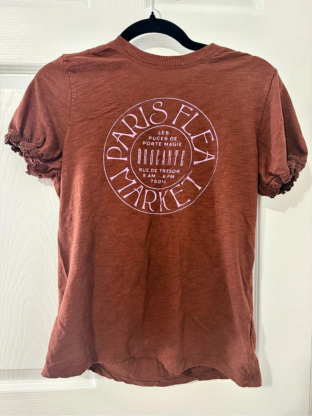 Antropologie Rust Paris Flea Market Graphic Tee